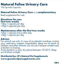 Natural Cat Urinary Supplement for Cystitis