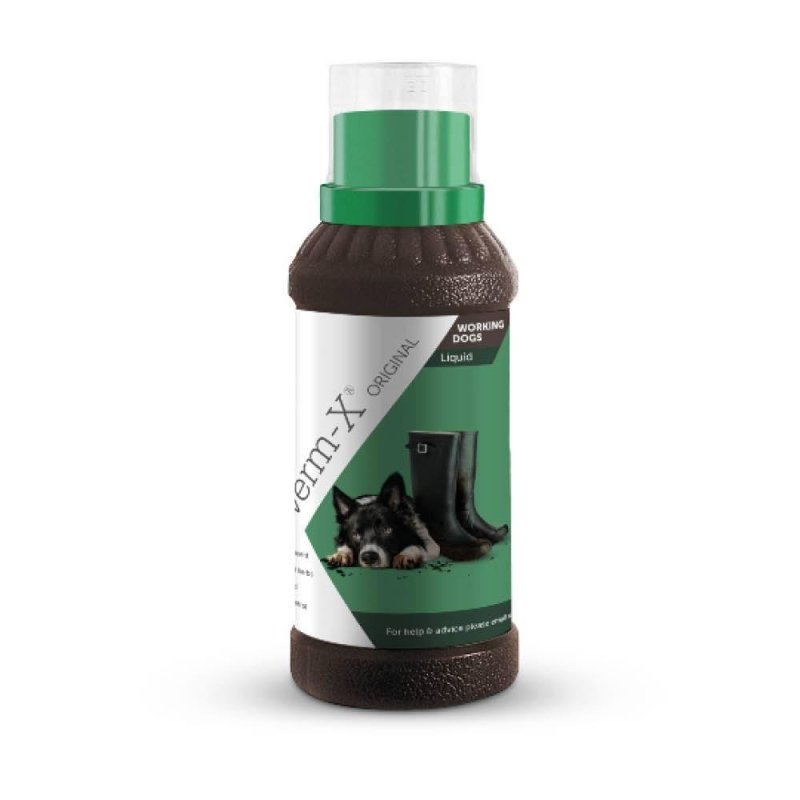 Verm - X 100% Natural Active Ingredients Digestive Liquid for Dogs - Digestive Care - British D'sire