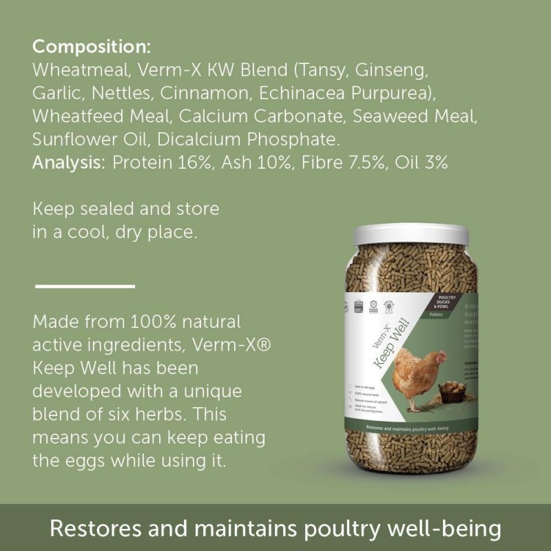 Verm - X Keep - Well for Poultry - Digestive Care - British D'sire