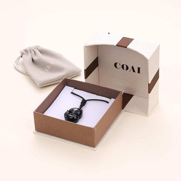 Viaan COAI Fox Necklace for Women Men, Healing Crystal Necklace - Necklaces & Pendants - British D'sire