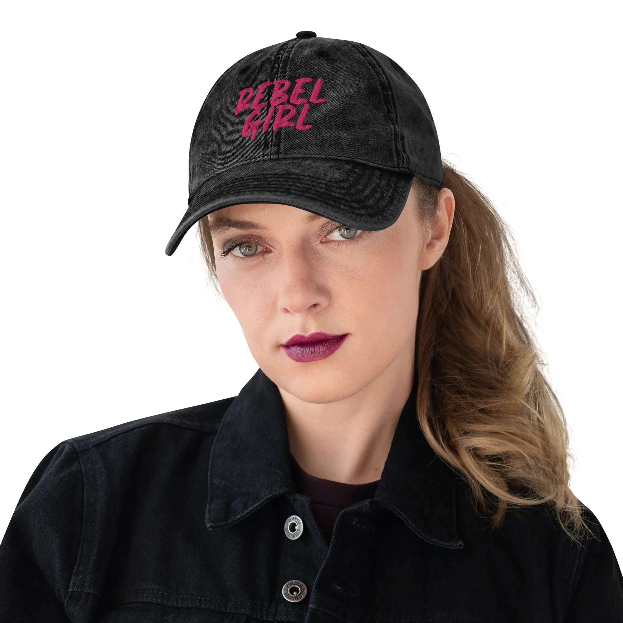 REBEL GIRL Vintage Cotton Twill Cap Maiden-Art