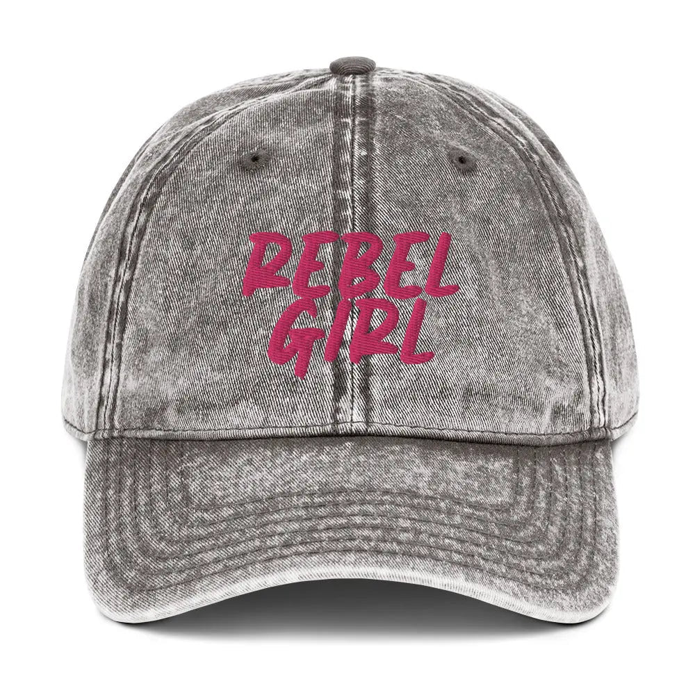 REBEL GIRL Vintage Cotton Twill Cap Maiden-Art