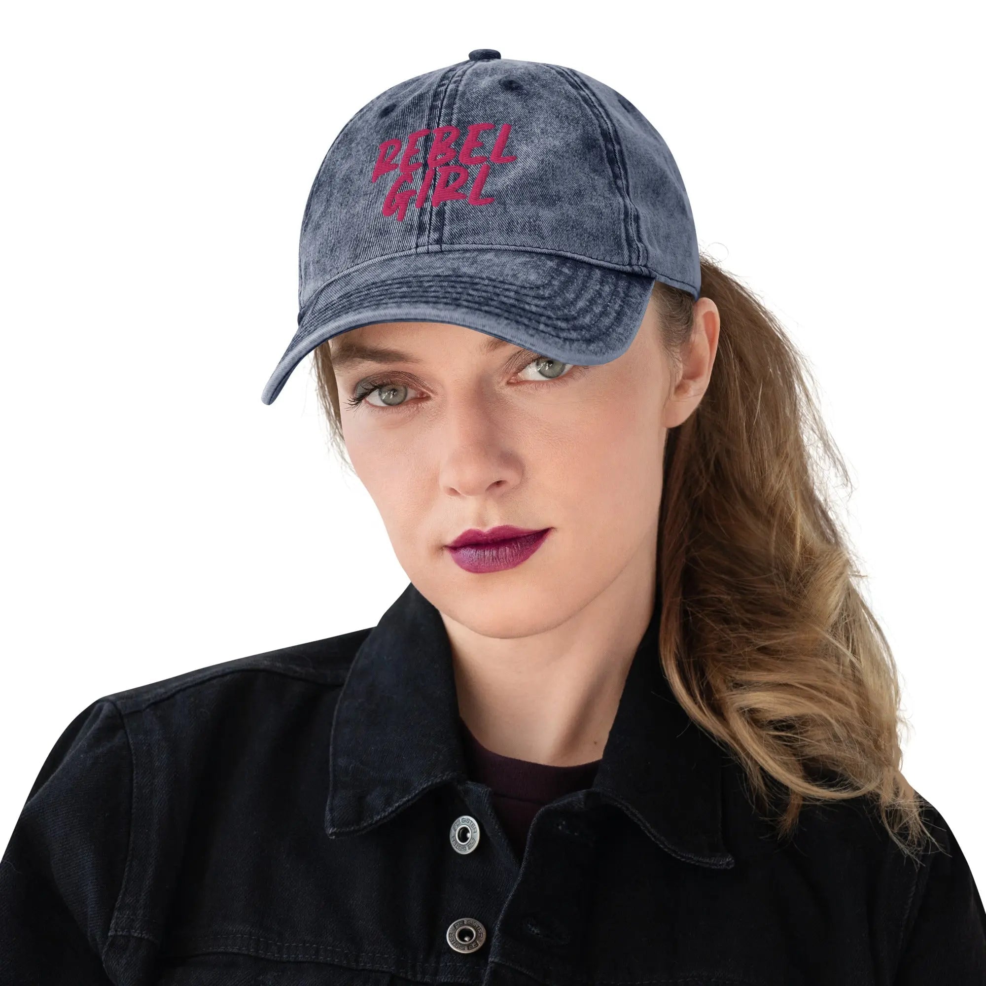 REBEL GIRL Vintage Cotton Twill Cap Maiden-Art