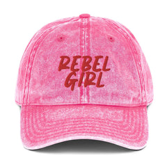 REBEL GIRL Vintage Cotton Twill Cap Maiden-Art