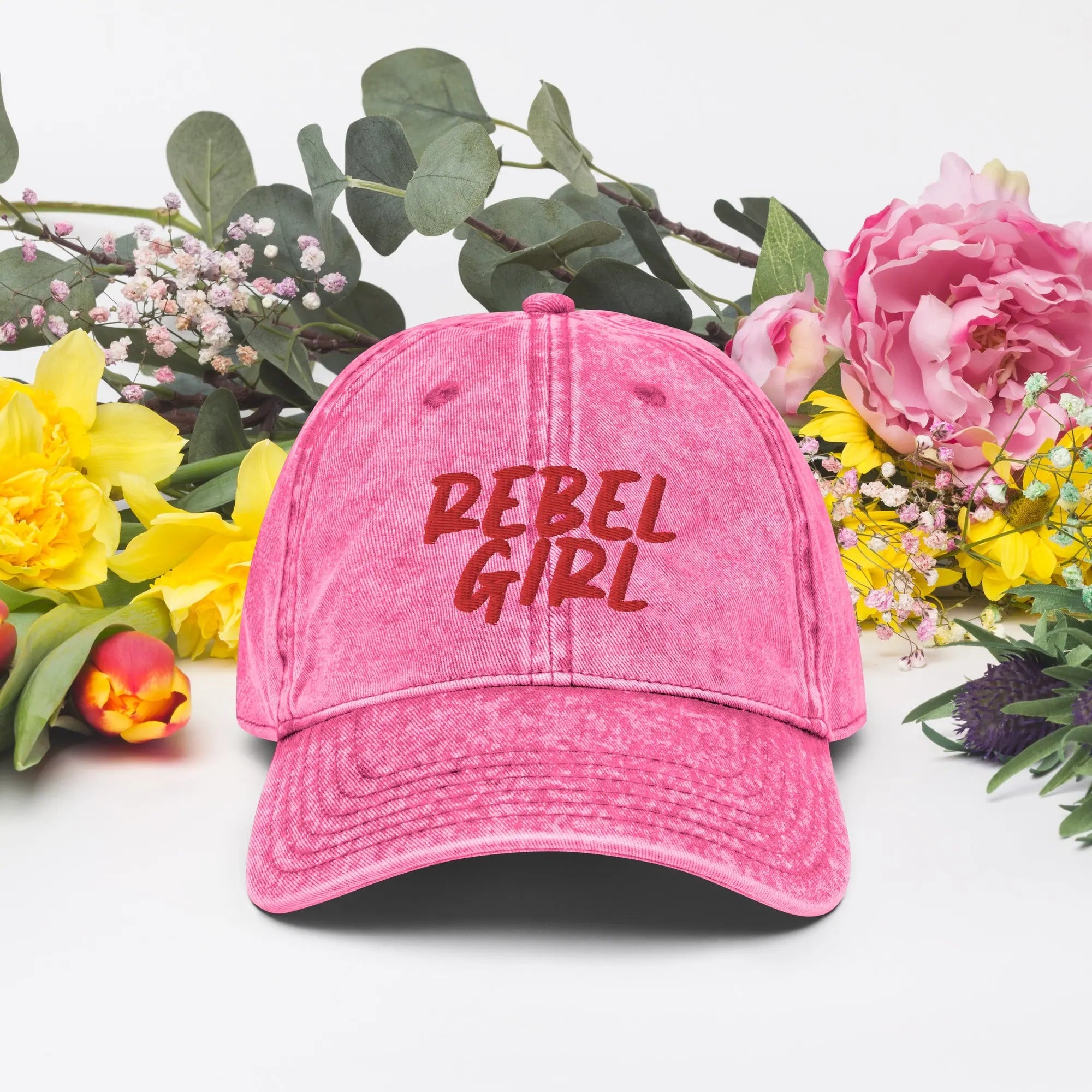 REBEL GIRL Vintage Cotton Twill Cap Maiden-Art