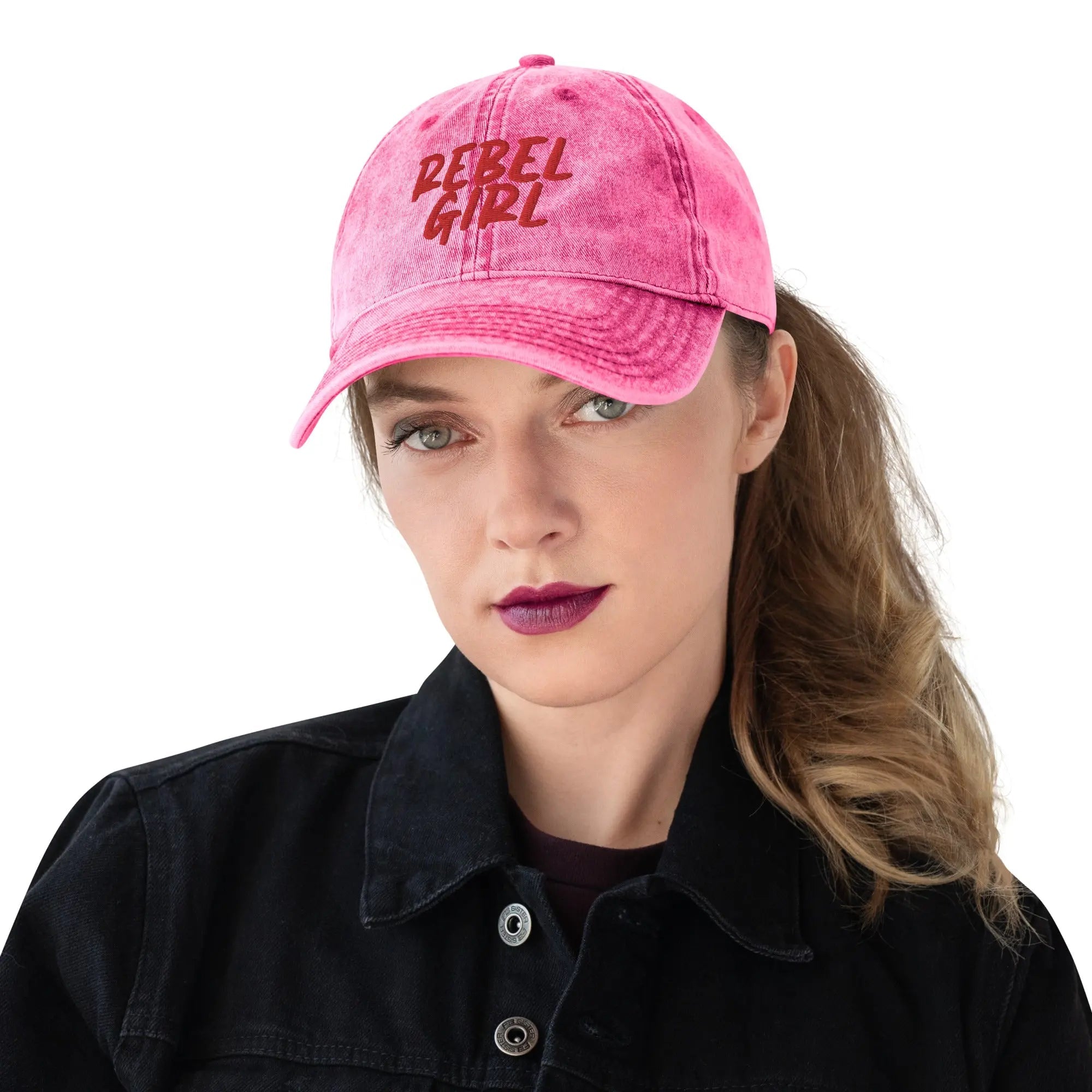 REBEL GIRL Vintage Cotton Twill Cap Maiden-Art