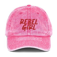 Vintage Cap REBEL GIRL Vintage Cotton Twill Cap - Vintage Cotton Twill Cap - British D'sire