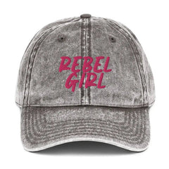 Vintage Cap REBEL GIRL Vintage Cotton Twill Cap - Vintage Cotton Twill Cap - British D'sire