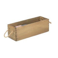 Vintage Fired Champagne and Wine Planter - Wooden Crates - British D'sire