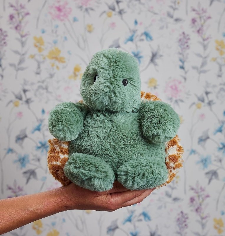 Warmies® Fully Heatable Cuddly Toy scented with French Lavender - Baby Turtle - Soft Toy - British D'sire