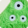 Warmies® Plush Bright Green Monster Microwavable - Soft Toy - British D'sire