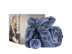 Warmies® Extra Long Hot Water Bottle - Marshmallow Blue Fur