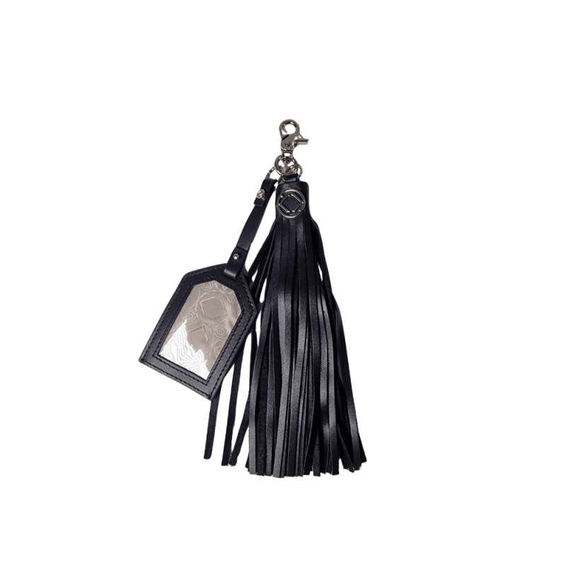 Warrior Black Silver with Personalisation - SMALL LEATHER GOOD - British D'sire