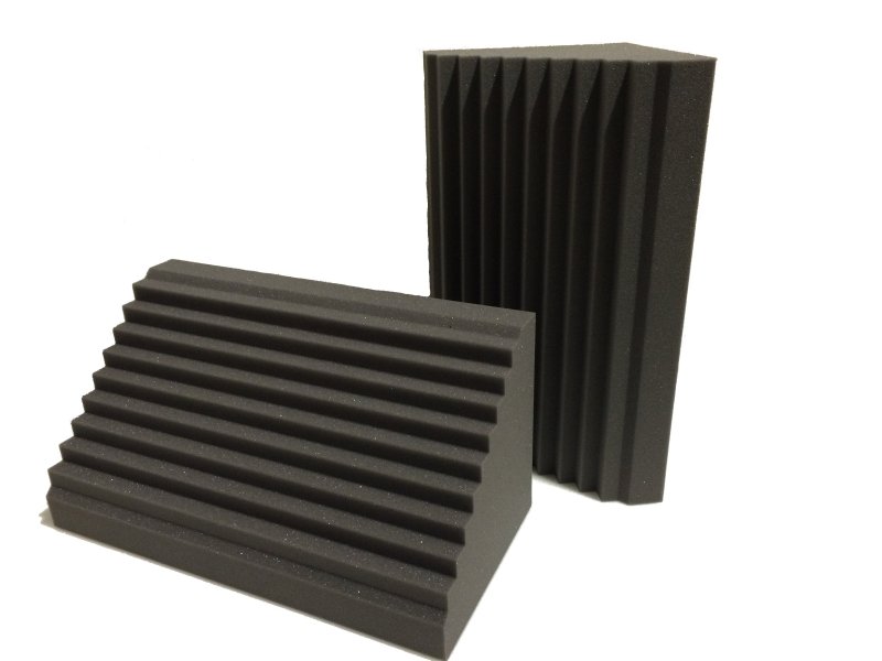 Wedge Corner Bass Trap 2ft Acoustic Studio Foam - Bass Traps - British D'sire