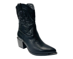 Western Cowboy Embroidered Ankle Boots - Boots - British D'sire