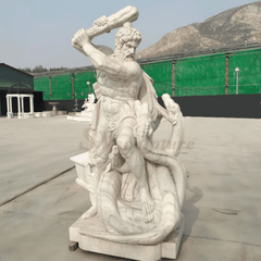 Western greek god stone statue life size marble poseidon sculpture for decor - Decor Sculpture - British D'sire