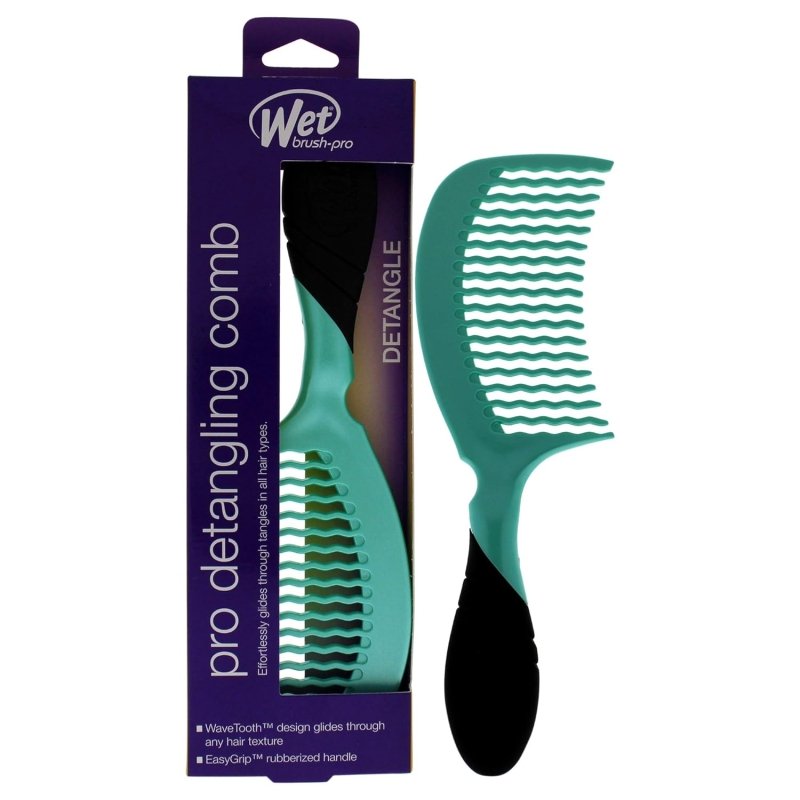 Wet Brush Pro Detangling Comb - Purist Blue - Comb - British D'sire