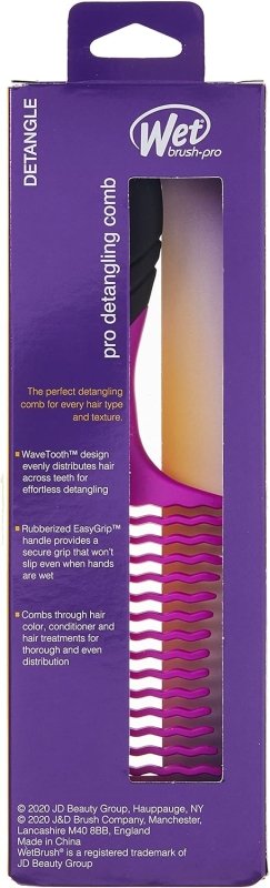 Wet Brush Pro Detangling Hair Comb Purple - Comb - British D'sire