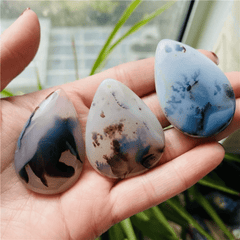 Wholesale rare loose Gemstone crystal quarts dendritic agate teardrop shape - Loose Gemstone - British D'sire