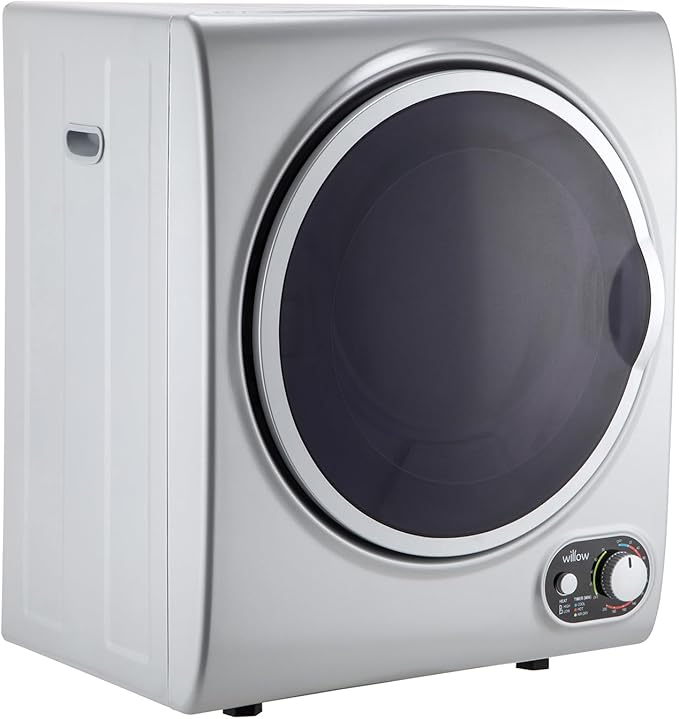 Willow WTD25 2.5kg Freestanding Vented Tumble Dryer Compact and Portable, 3 Temperature Settings, Crease Guard, and 2 Years Warranty for peace of mind - British D'sire