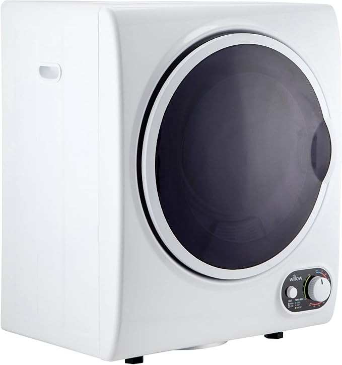 Willow WTD25 2.5kg Freestanding Vented Tumble Dryer Compact and Portable, 3 Temperature Settings, Crease Guard, and 2 Years Warranty for peace of mind - British D'sire