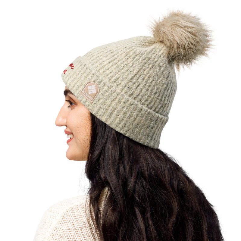 Winter Hats - Self Love Addicted - Columbia pom - pom beanie with Embroidery - beanie - British D'sire