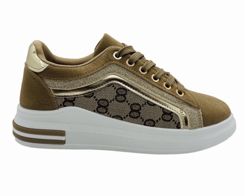 Women's Casual Lace Up Trainers - Trainers - British D'sire