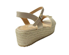 Women's Light Weight Espadrilles Ankle Strap Sandals - Sandals - British D'sire