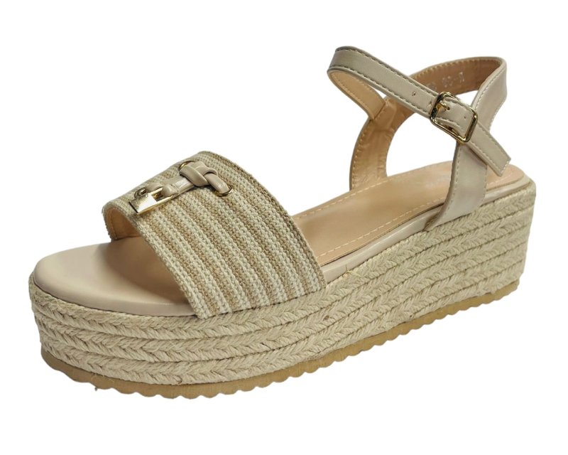 Women's Light Weight Espadrilles Ankle Strap Sandals - Sandals - British D'sire