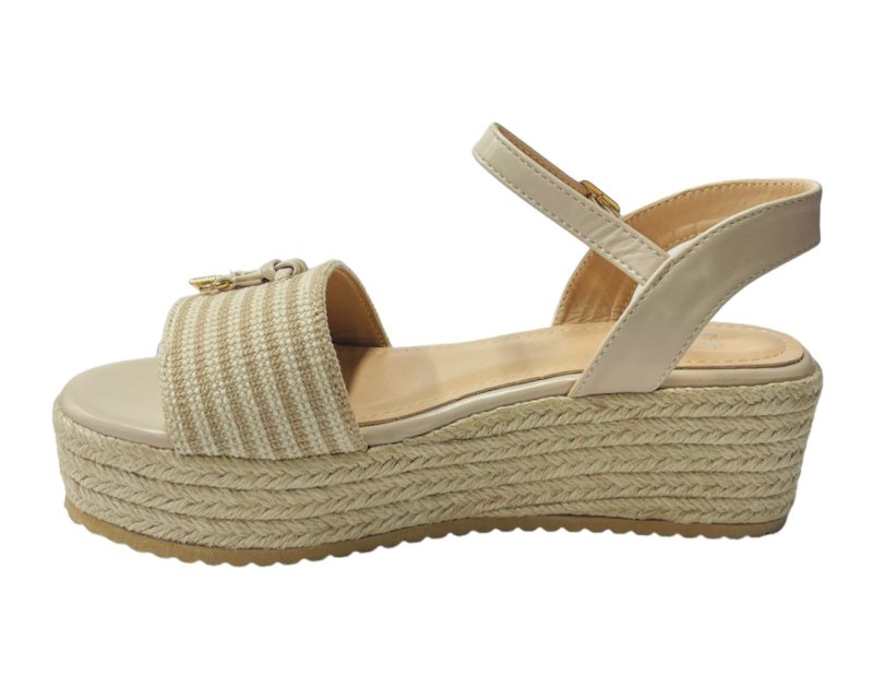 Women's Light Weight Espadrilles Ankle Strap Sandals - Sandals - British D'sire