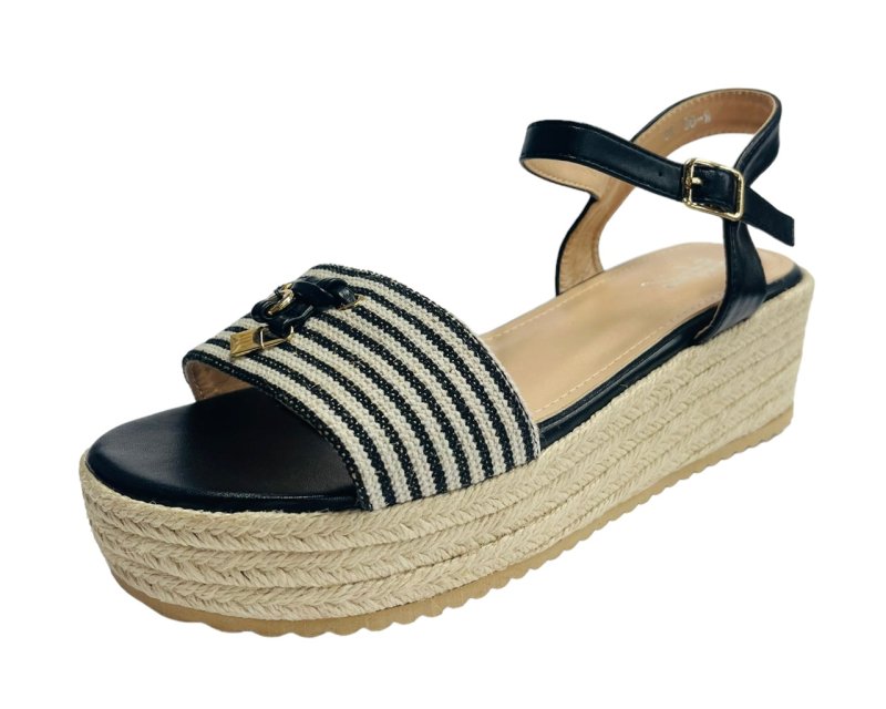 Women's Light Weight Espadrilles Ankle Strap Sandals - Sandals - British D'sire