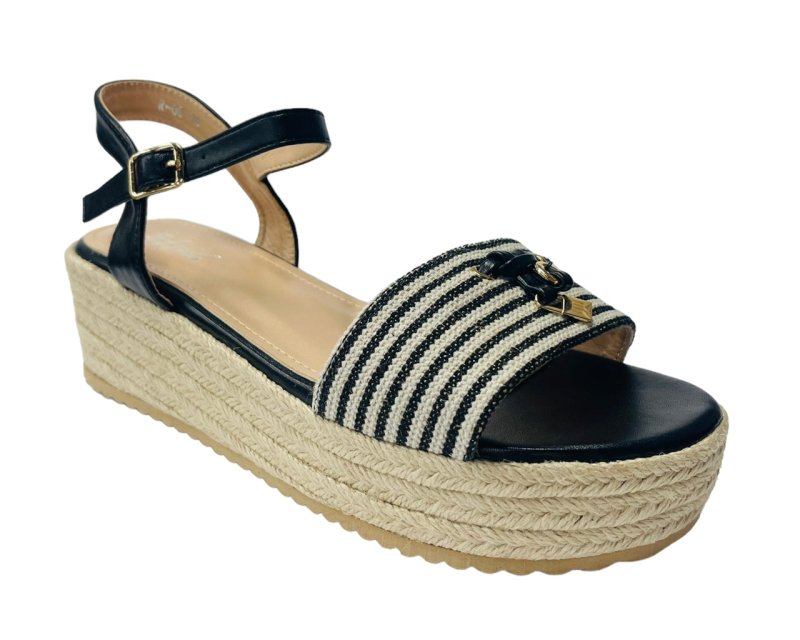 Women's Light Weight Espadrilles Ankle Strap Sandals - Sandals - British D'sire