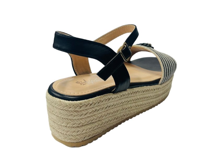 Women's Light Weight Espadrilles Ankle Strap Sandals - Sandals - British D'sire