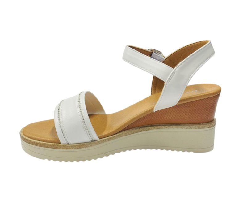 Women's Light Weight Wedge Heel Ankle Strap Sandals - Sandals - British D'sire