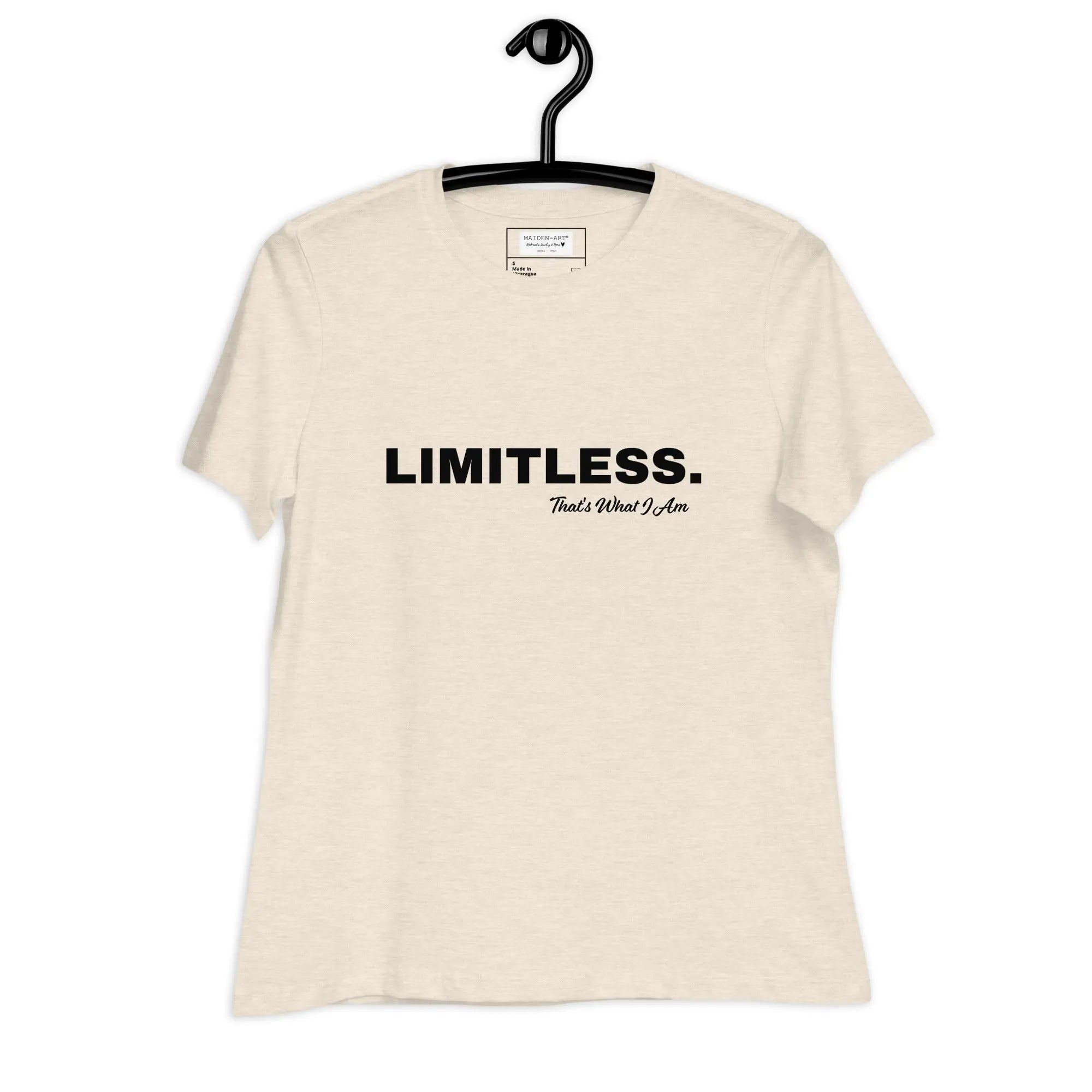 LIMITLESS Women's Relaxed T-Shirt Maiden-Art