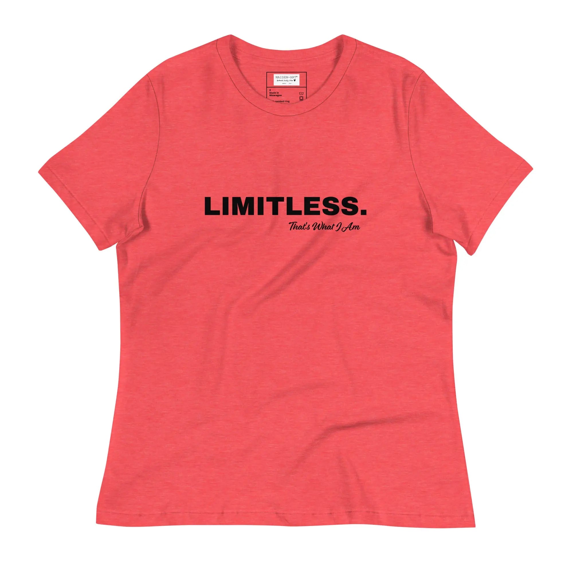 LIMITLESS Women's Relaxed T-Shirt Maiden-Art