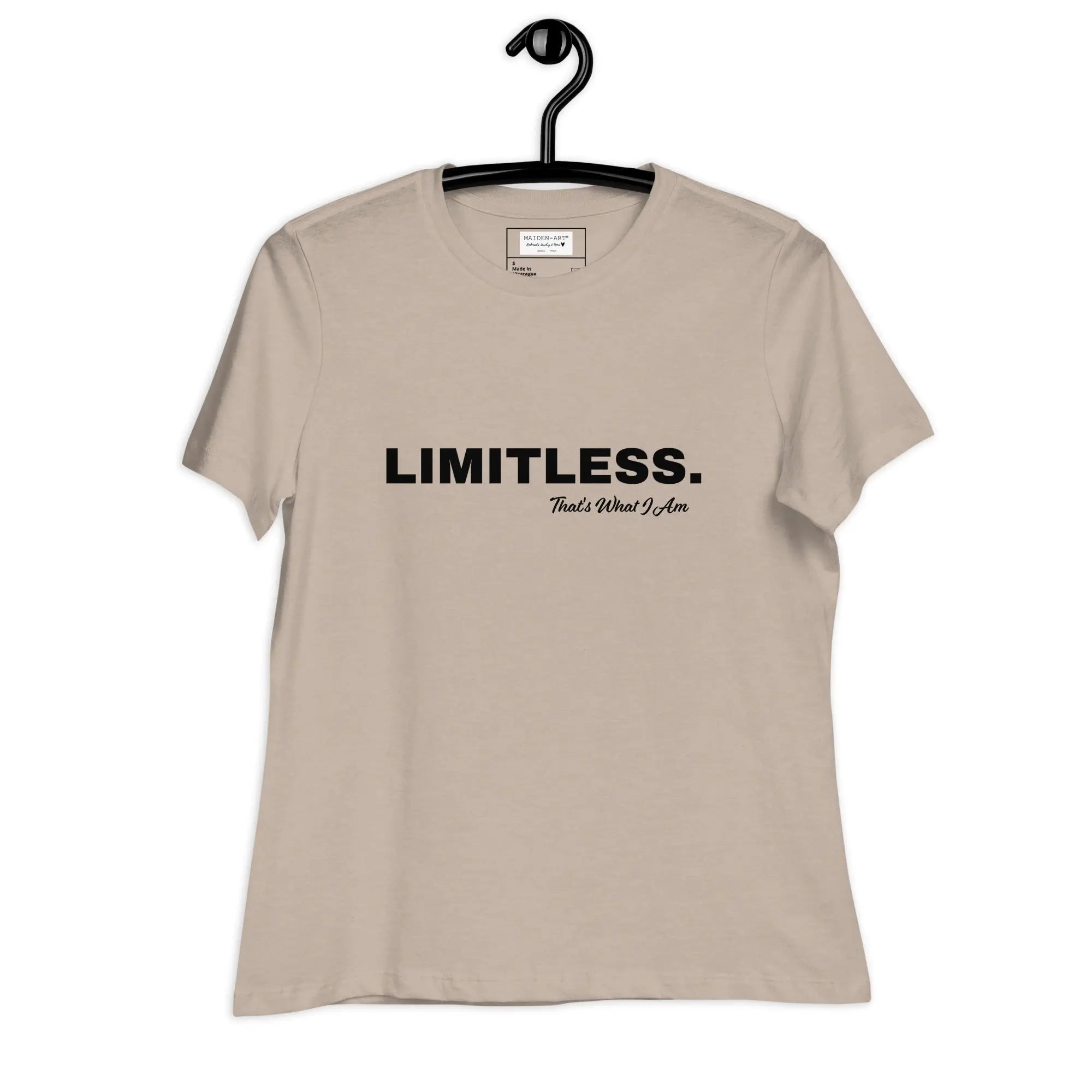 LIMITLESS Women's Relaxed T-Shirt Maiden-Art