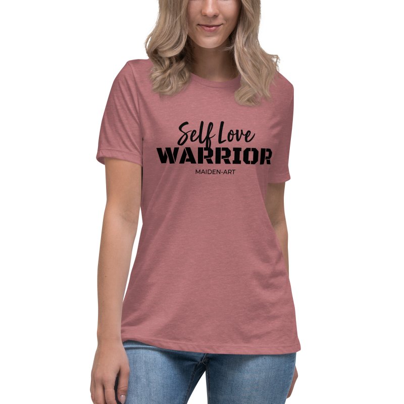 Women's relaxed t-shirt Self Love Warrior - Women's Relaxed T-Shirt - British D'sire