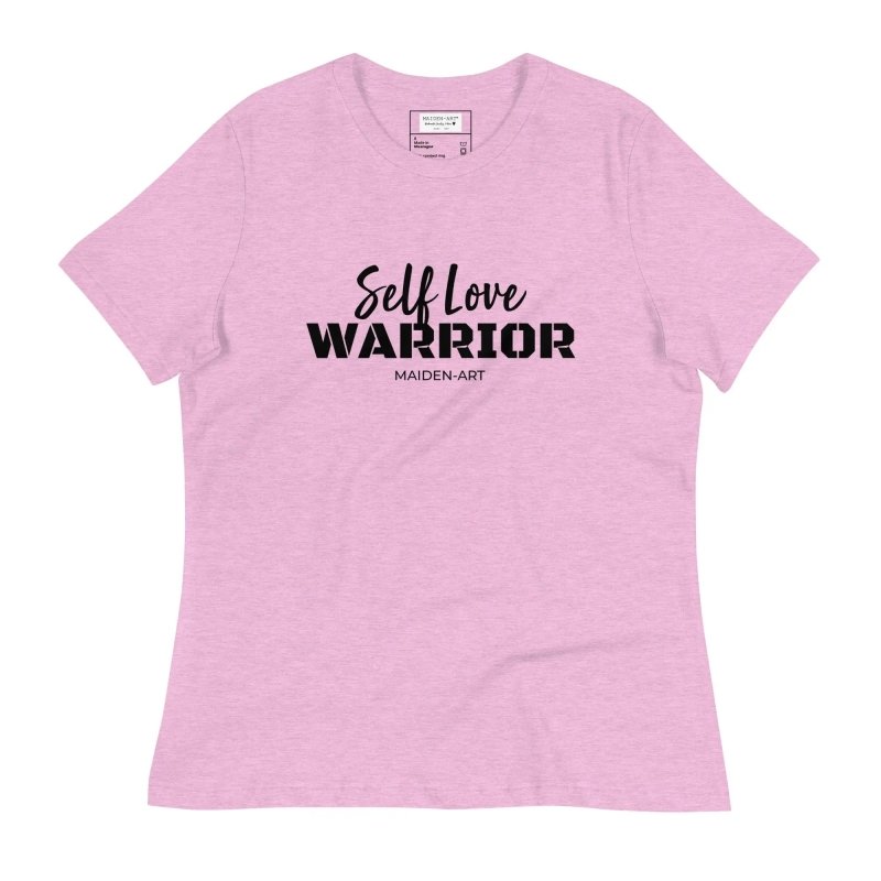 Women's relaxed t-shirt Self Love Warrior - Women's Relaxed T-Shirt - British D'sire