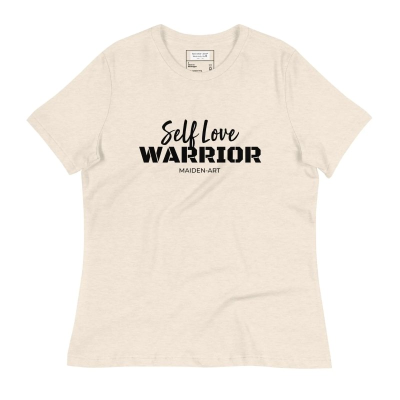 Women's relaxed t-shirt Self Love Warrior - Women's Relaxed T-Shirt - British D'sire