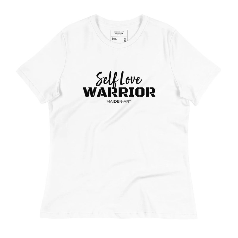 Women's relaxed t-shirt Self Love Warrior - Women's Relaxed T-Shirt - British D'sire