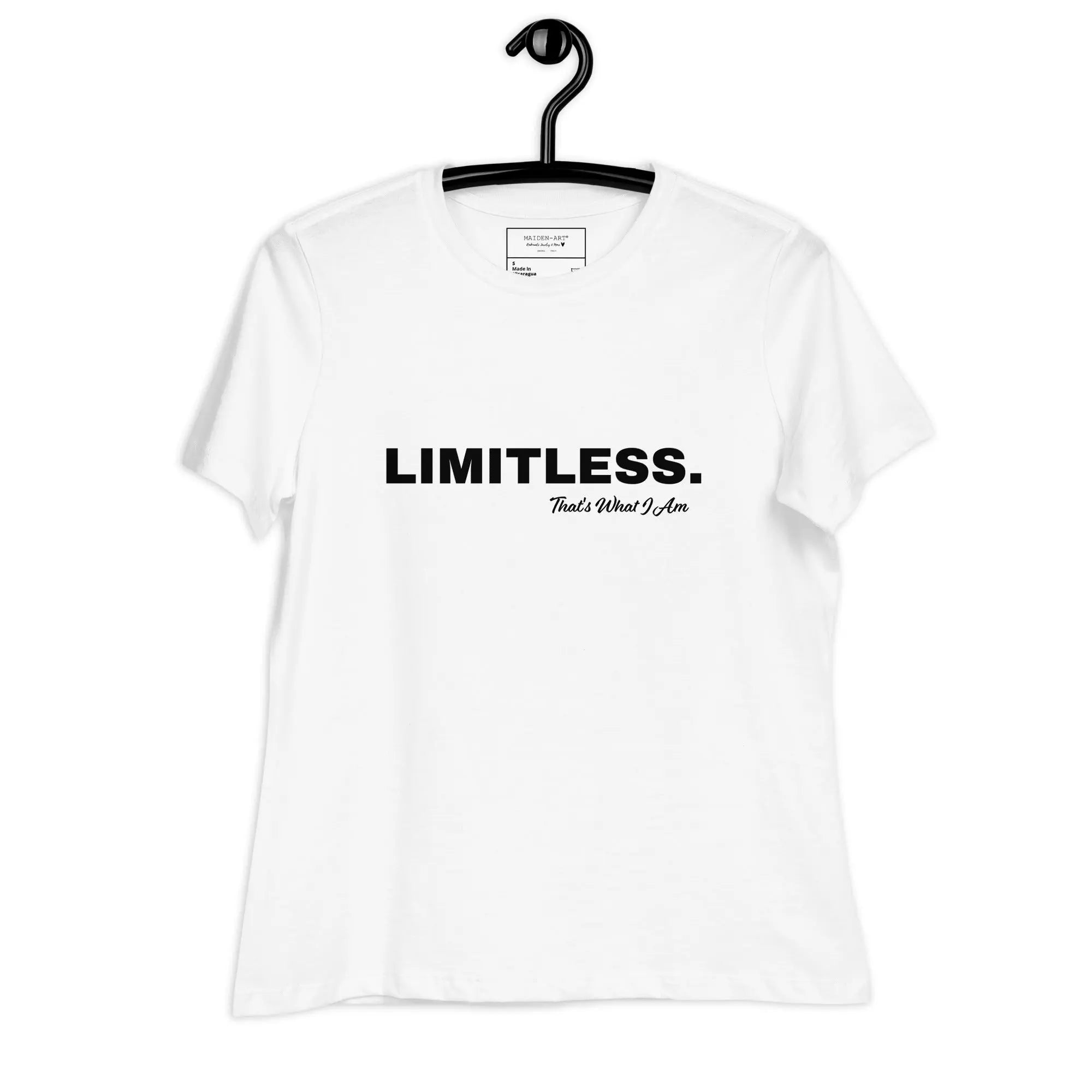 LIMITLESS Women's Relaxed T-Shirt Maiden-Art