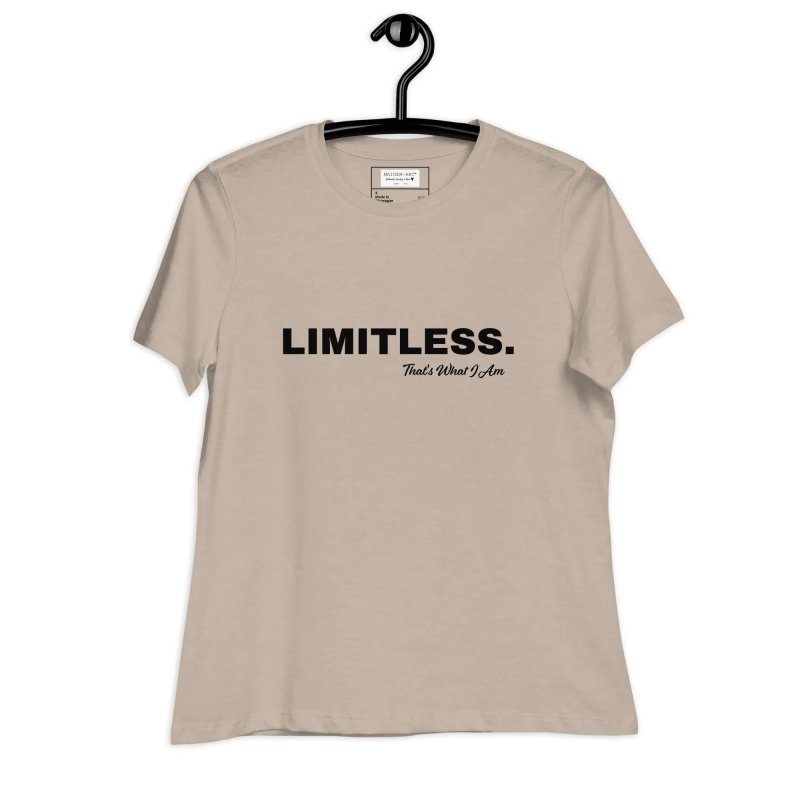 Women's T-Shirt LIMITLESS Women's Relaxed T-Shirt - Women's Relaxed T-Shirt - British D'sire