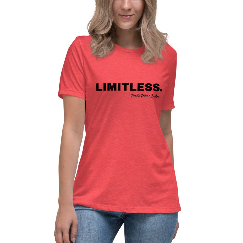 Women's T-Shirt LIMITLESS Women's Relaxed T-Shirt - Women's Relaxed T-Shirt - British D'sire