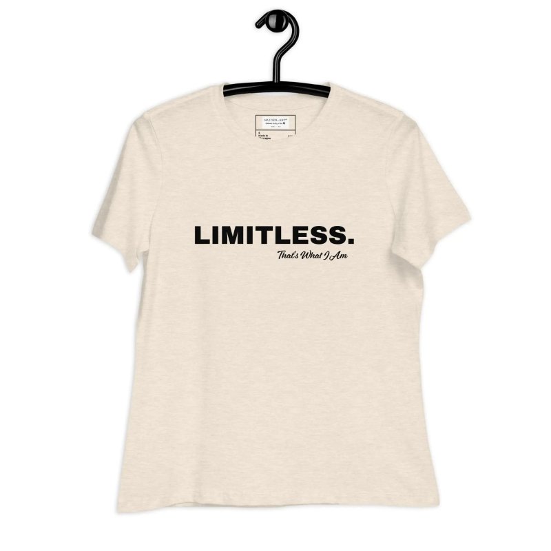 Women's T-Shirt LIMITLESS Women's Relaxed T-Shirt - Women's Relaxed T-Shirt - British D'sire