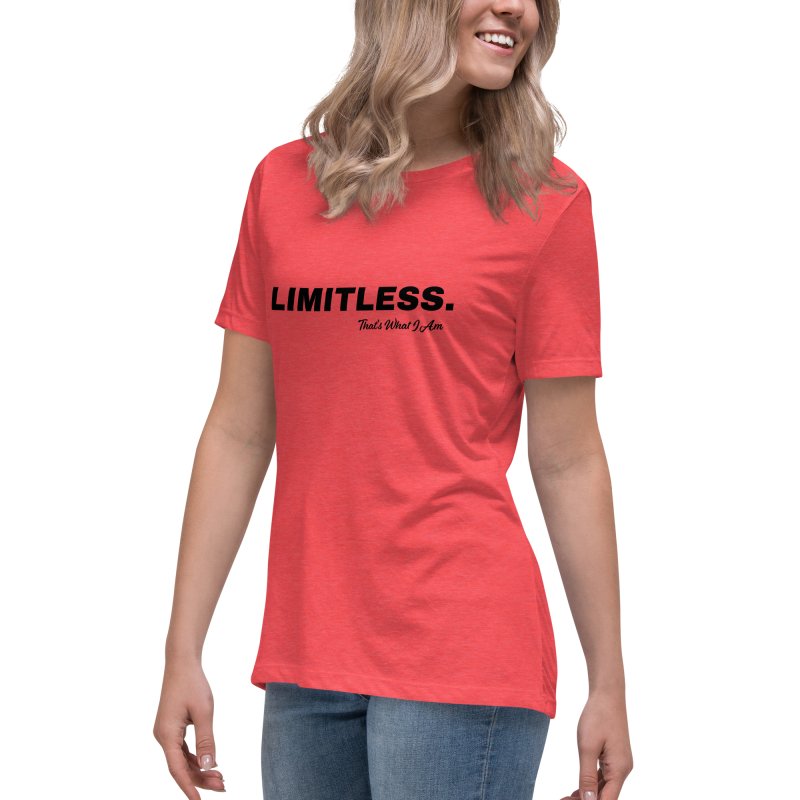 Women's T-Shirt LIMITLESS Women's Relaxed T-Shirt - Women's Relaxed T-Shirt - British D'sire