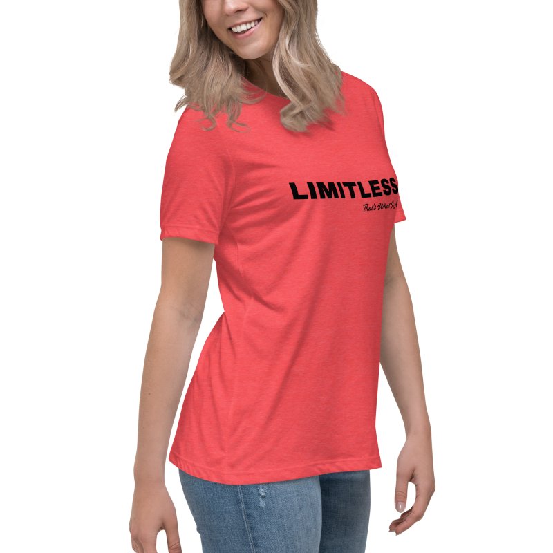 Women's T-Shirt LIMITLESS Women's Relaxed T-Shirt - Women's Relaxed T-Shirt - British D'sire