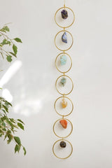 XXL Raw Crystal Handmade 7 Chakra Wall Hanging - Suncatchers - British D'sire