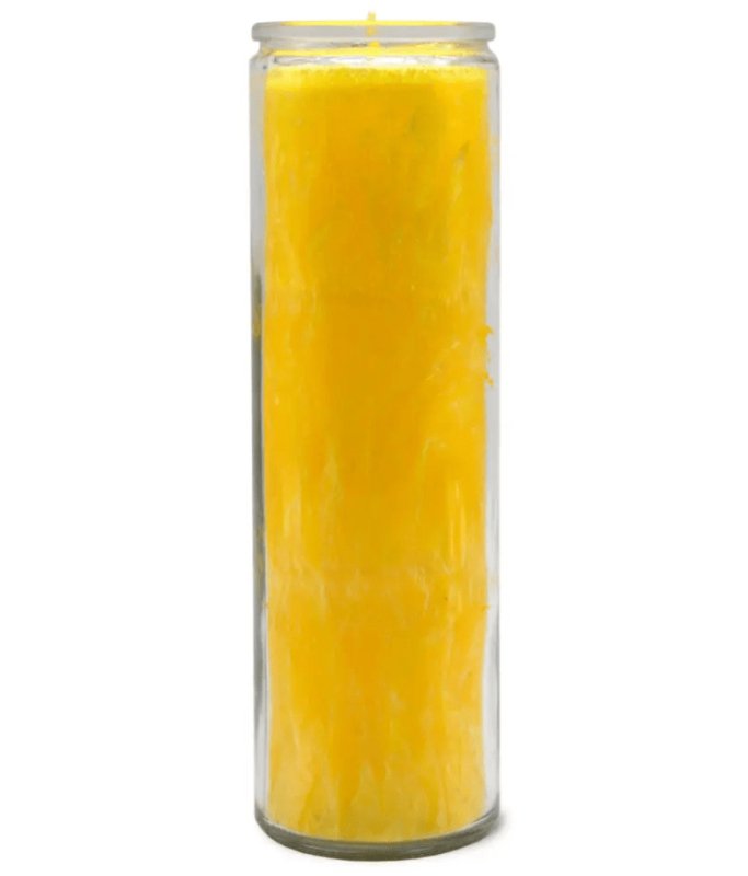 Yellow 7 Day Candle Mental Clarity, Success, Intellect, Optimism - British D'sire