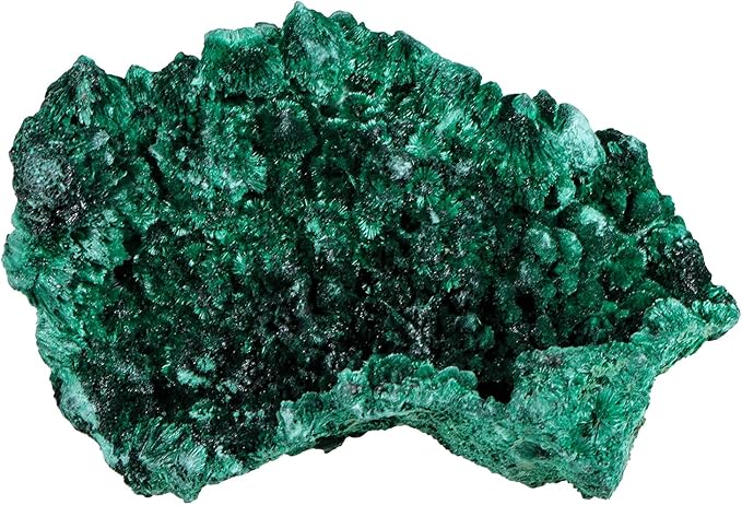 Zen - Raw Malachite Crystal Cluster Amulet – Green Healing Stone - To heal and uplift your home's energy. - Gemstones - British D'sire